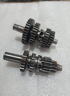 摩小托车配件主头副46098轴总成陵70主副轴套齿JH70小头主副轴总