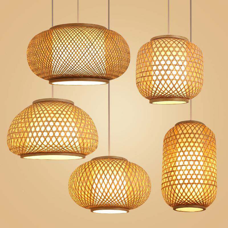 254中禅意竹艺竹编吊田园餐饭店火厅锅店民宿日式灯灯笼茶楼灯式,家装灯饰光源,智能吊灯,淘宝优惠券,粉丝福利购,淘宝优惠卷