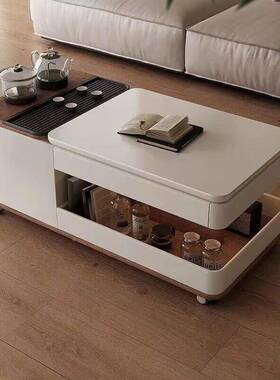 客茶厅几家用泡茶现代简约功夫奢新款轻62369可移岩板多功能动小