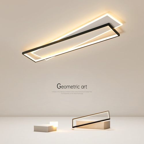 长方形阳台灯几何玄关灯led吸顶灯创意客厅灯过道走廊灯卧室灯具