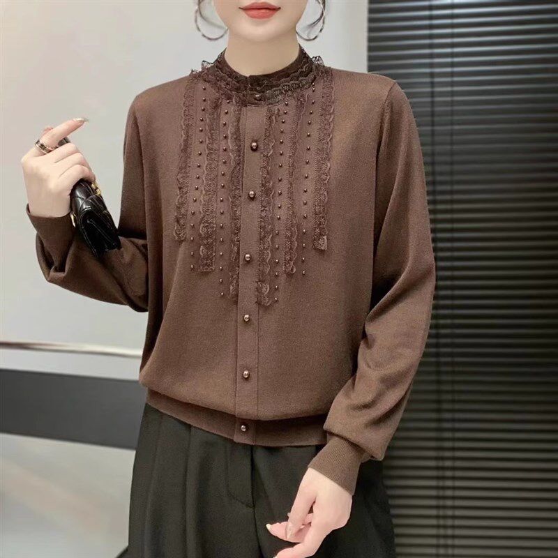 秋冬新款减龄纯色套头今年流行时尚毛衣羊毛针织衫上衣女人味气质