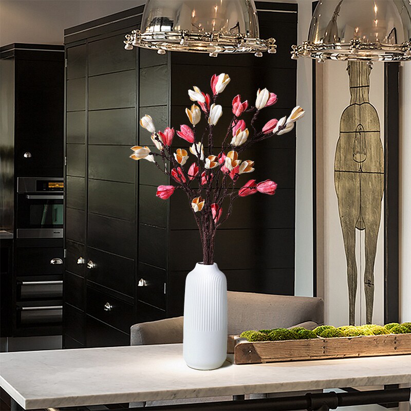 干花花束装饰客厅摆设落地大束高枝风干干果天然真花仿真树枝干枝