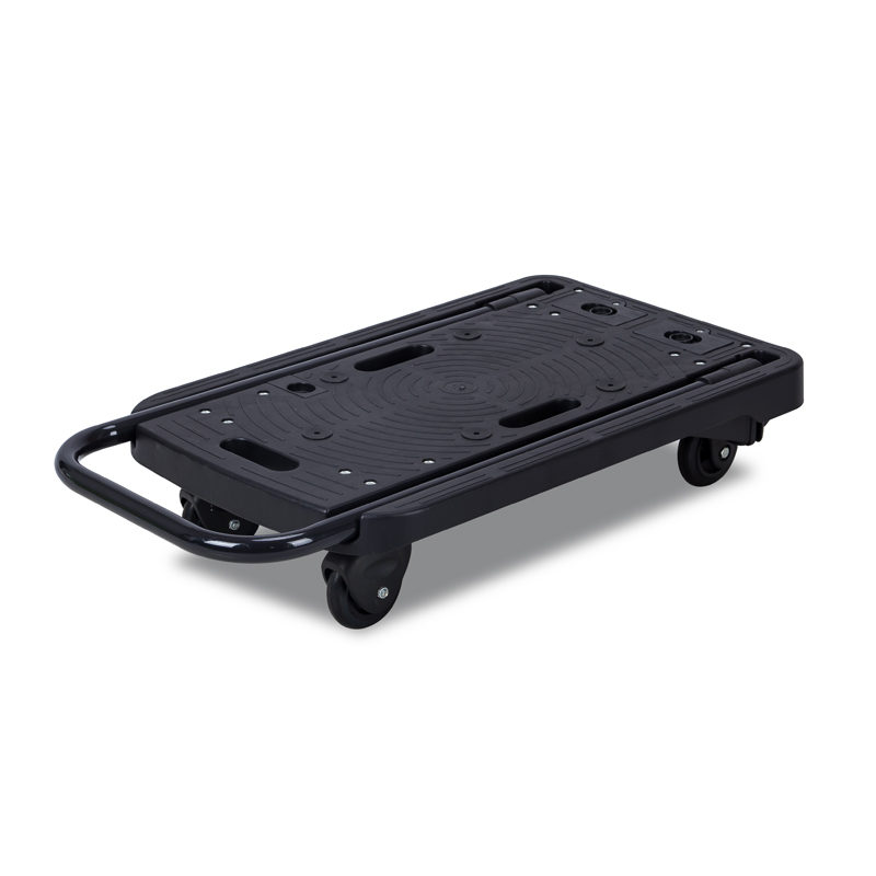 便携式静音手拉车小推车折叠拉货四轮办公拖车载重搬运搬货平板车