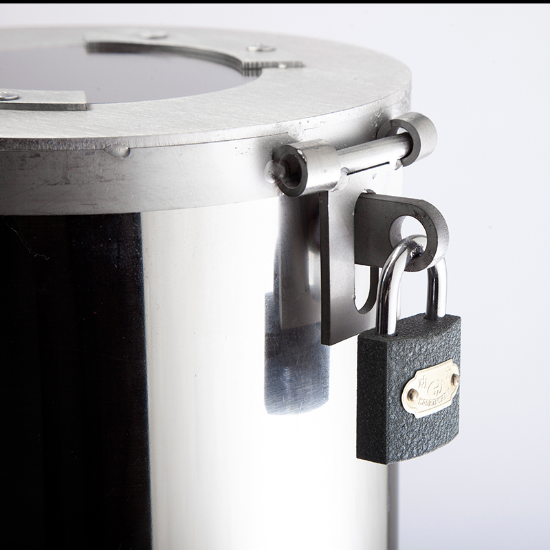 不锈钢监测井盖地下水监测高筒井盖防信号屏蔽井盖检查井井盖带锁