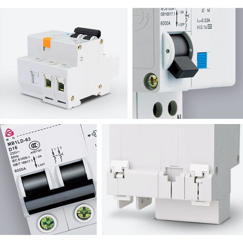 MB1LD-3长九3电机D型32漏电保护开关泰永长征1断路器P1P+N