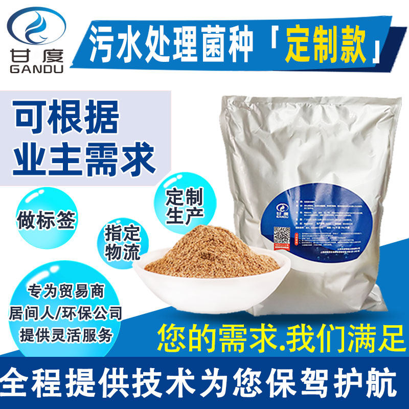 甘度污水处理菌种 好厌氧菌种复合反硝化细菌氨氮总氮COD降解菌剂