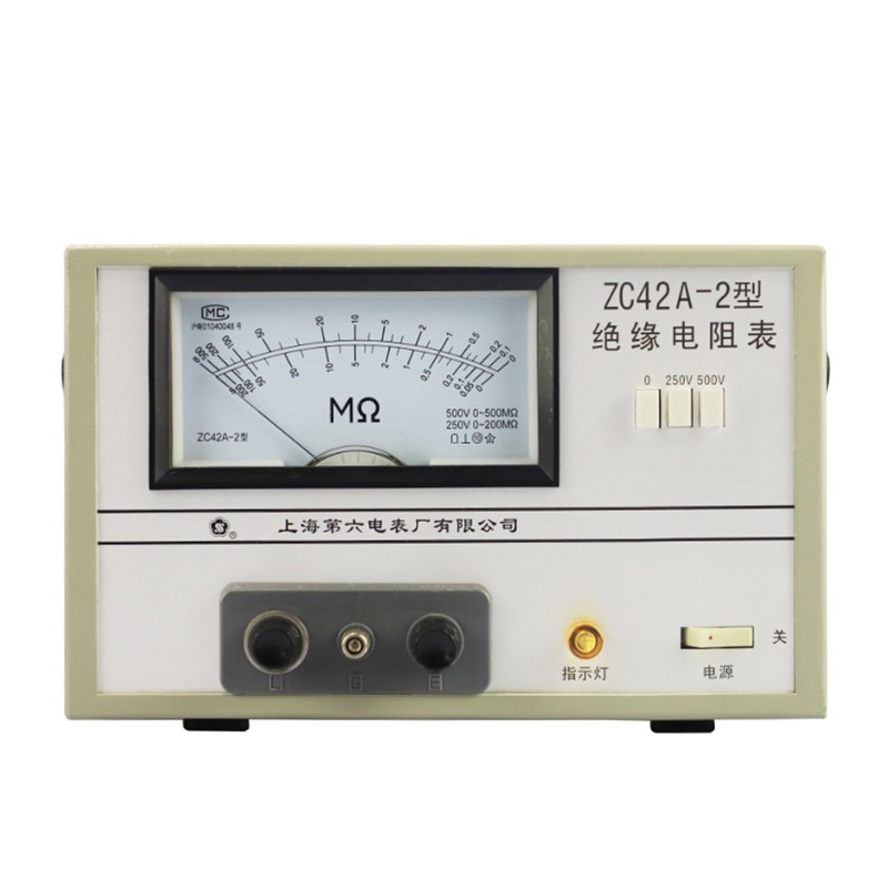 上海第六电表厂梅格ZC2-1 2 3市电式绝缘电阻表1000V低压兆欧表