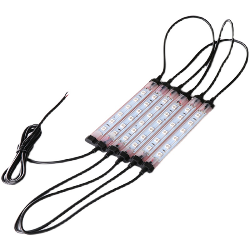 货车2v导流罩灯跑马灯流光灯led边灯驾驶室彩灯遮阳板改装饰2伏