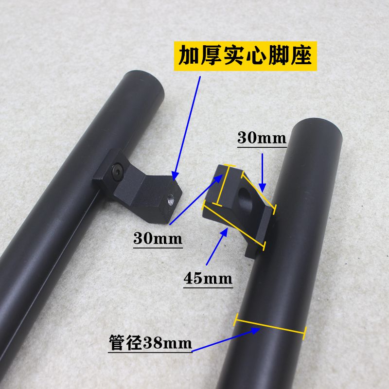 加厚铝合金玻璃门拉手咖啡色灰色肯德基有框门把手推拉门木门拉手