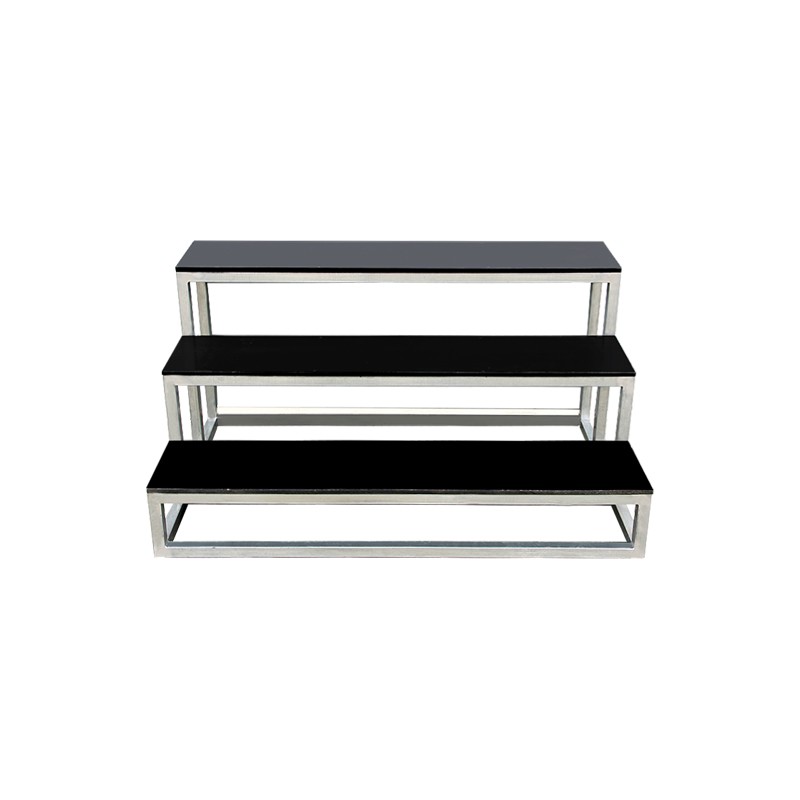 三层脚踏板婚庆舞台免安装踏步梯子t台脚踏合唱合影照台阶坡型梯