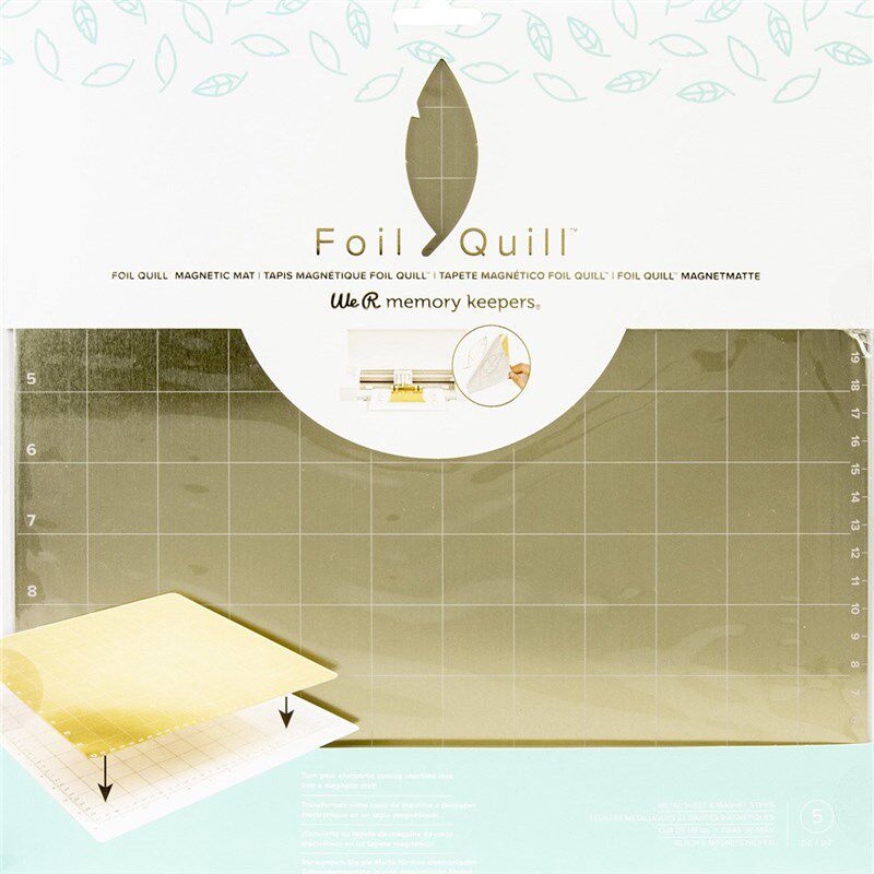 We R  烫金垫板  刻字机用金属垫板 12X12