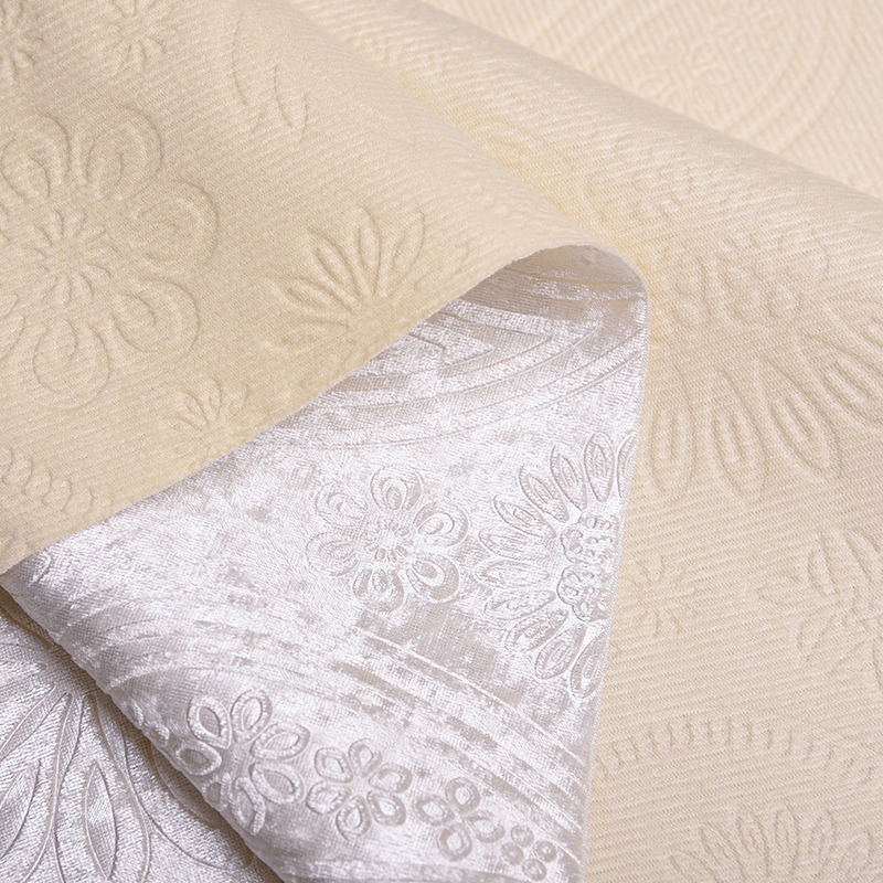 沙发布料欧式压花绒布沙发巾靠背冰花绒软包背景加厚DIY抱枕面料