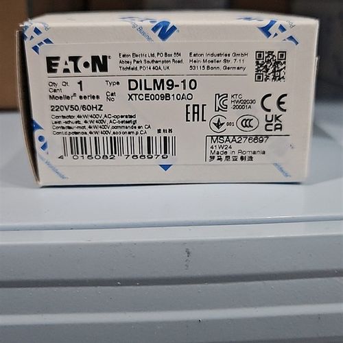 伊顿穆勒DILM9-10(220V50/60HZ)UL认证CSA认证接触器