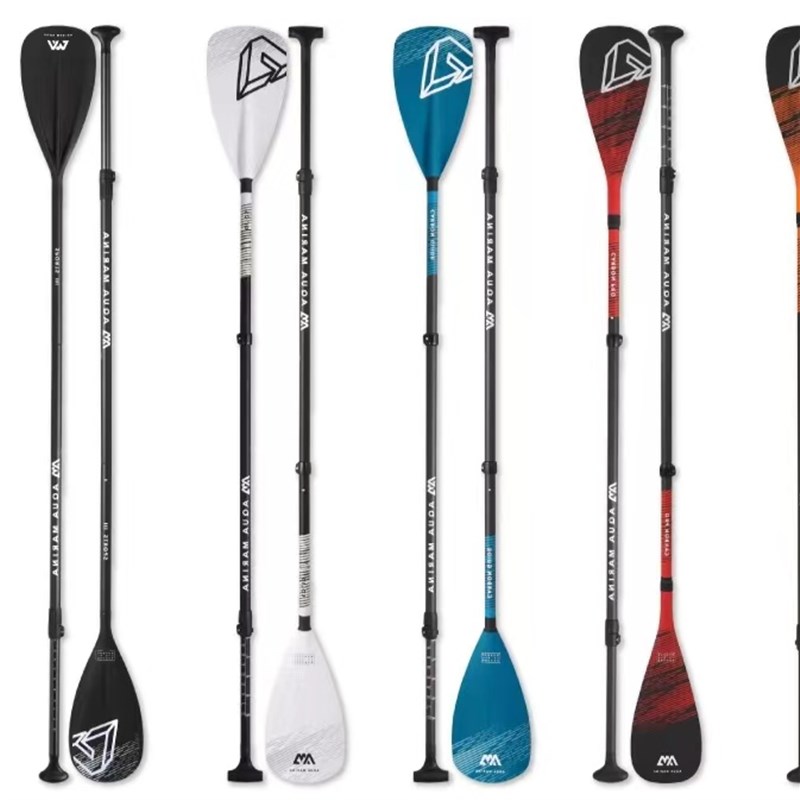 乐划SUP 桨板冲浪板铝合金玻纤半碳全碳纤维三节可调节划水桨船桨