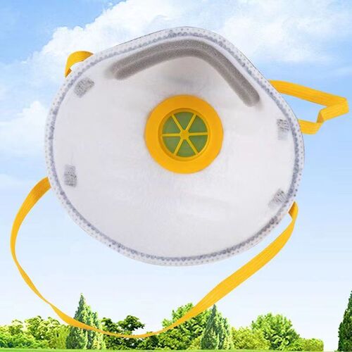 CX朝霞8088V杯型口罩防工业粉尘喷漆打磨颗粒矿井灰劳保口罩防尘