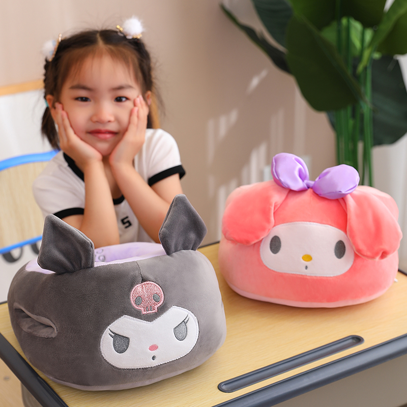 夏季凉感冰丝面午睡枕趴睡枕小学生教室桌上趴枕办公室睡觉抱枕