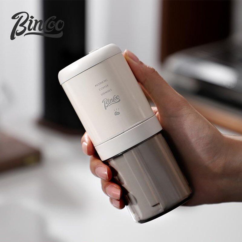Bincoo电动磨豆机家用全自动小型便携钢芯咖啡豆研磨器可意式手冲