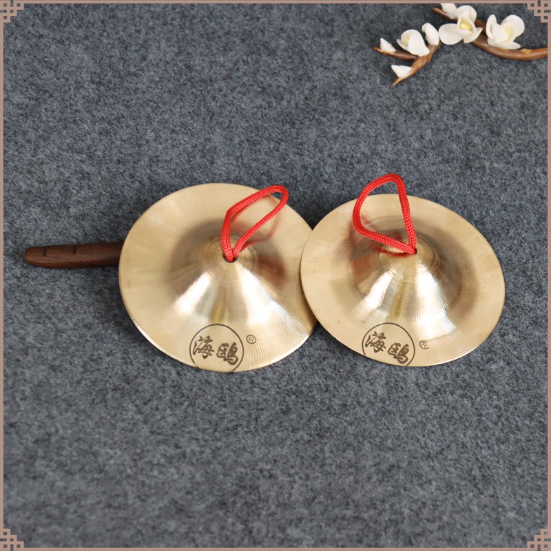 海鸥响铜镲 15厘米17京镲中京钹铪子大京钗水镲广钹腰鼓镲小镲