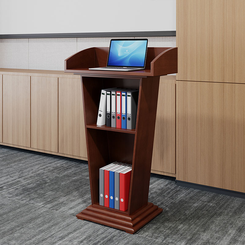 高档S店迎宾台餐厅接待台酒店礼宾台发言台演讲台咨询实木讲台桌