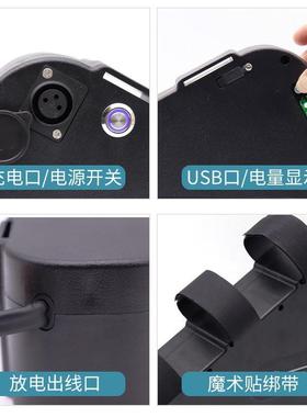 电动车锂挂电池48V20Ah三池角形电池山地电动车横梁包锂锂233电组