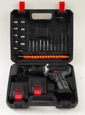 锂电充电式电手电动钻枪钻击家用双速冲工业多功能手电YRP动螺丝