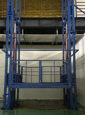 小型电液压轨式升降货梯QFO动户外厂导房仓库货物导升轨降机货梯