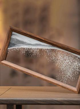 定制22风5中秋节月饼0盒礼品6/8粒中国沙画JSZ包装高档木流盒子空