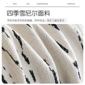 沙发布盖布高级感雪尼盖尔沙发季 四通用千丝防滑毯防巾猫抓坐垫可