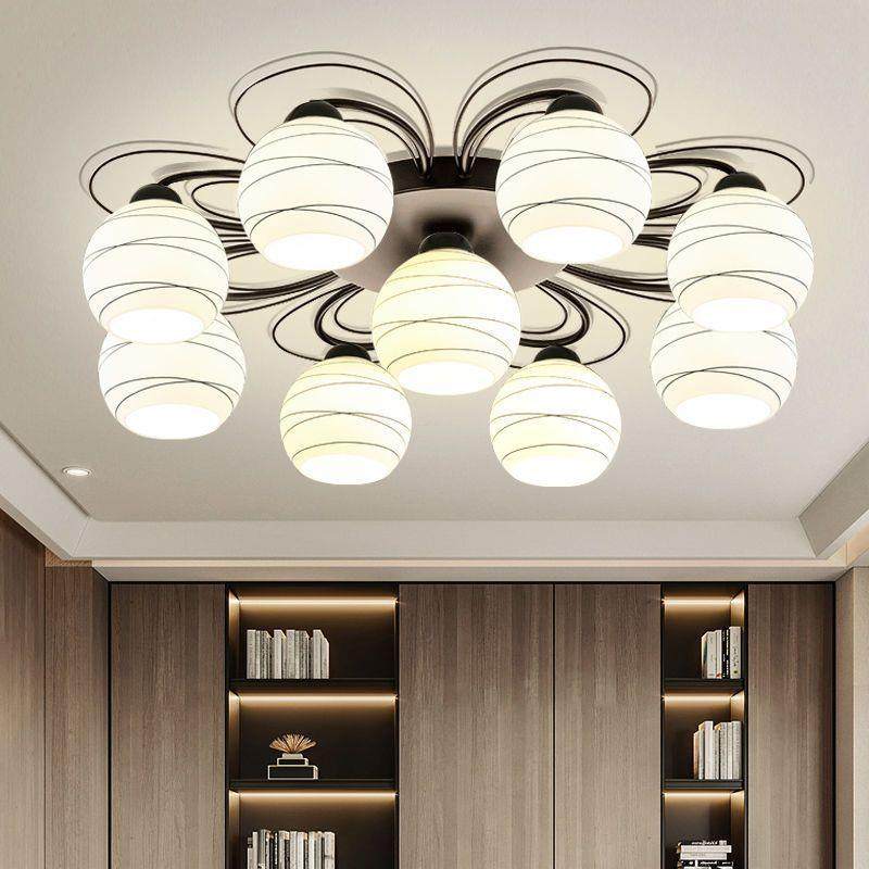 新款客简厅灯约现代家用创意极简艺吊主灯餐厅大灯卧室北欧灯585