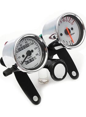 供应/摩托车复小仪表44417双里程猴子古改装里表程/转速表支架套