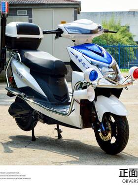 44266保安巡巡逻电车治园安二轮车电动瓶车物业小区联防电摩逻车