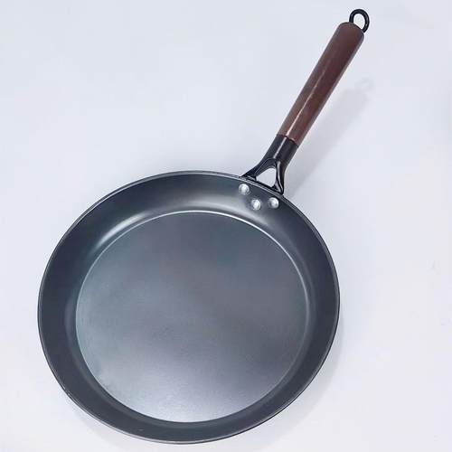 平底理铁锅煎锅洛菜饼锅家用煎蛋已老式开锅电磁炉物不沾见详情锅