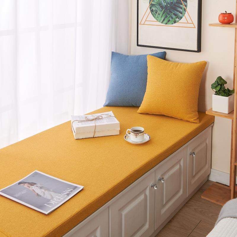 亚麻胶椰棕K13飘垫窗阳台可拆洗四季乳通用简约高级风新款垫定制,居家布艺,飘窗垫,淘宝优惠券,粉丝福利购,淘宝优惠卷