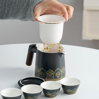 功夫茶具套装旅行便携式日日式o茶户壶外快节商务礼品93302lgo