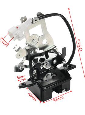 4680-0C尾门锁0106汽衫车改装配件后备箱锁带电缆适用丰田红93186