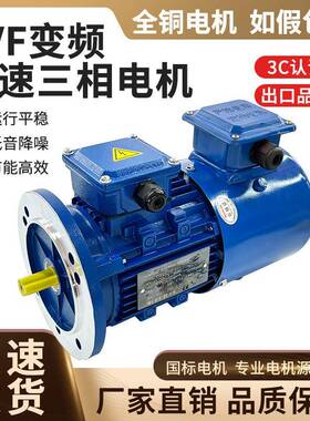 YVF2三动异步频电机3变80V变频调速电机YVF2-71相M2TWF-4-0.37KW