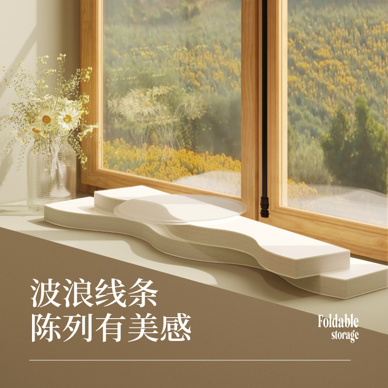 十八纸展架展示架圆柱展台展会商用门店橱窗展示创意货架落地置物