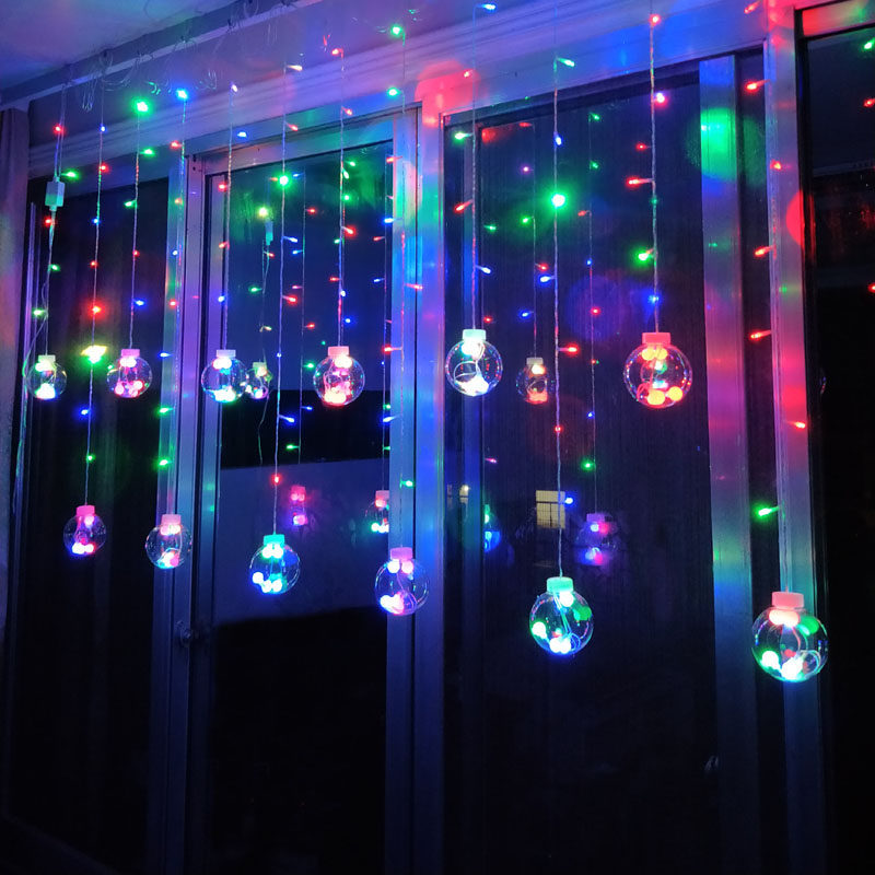 春节彩灯闪灯串灯满天星新年卧室浪漫房间装饰婚房创意挂灯星星灯