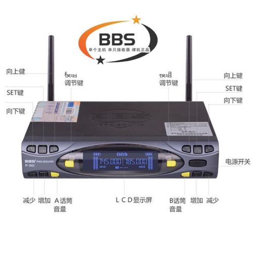 BBS 话筒主机 MKBS 话筒接收器 拜尔话筒主机 威达接收器