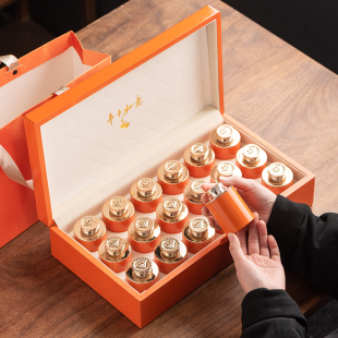 高端木盒茶叶包装盒空礼盒装空盒私人房茶小罐茶礼品盒烤漆礼品盒