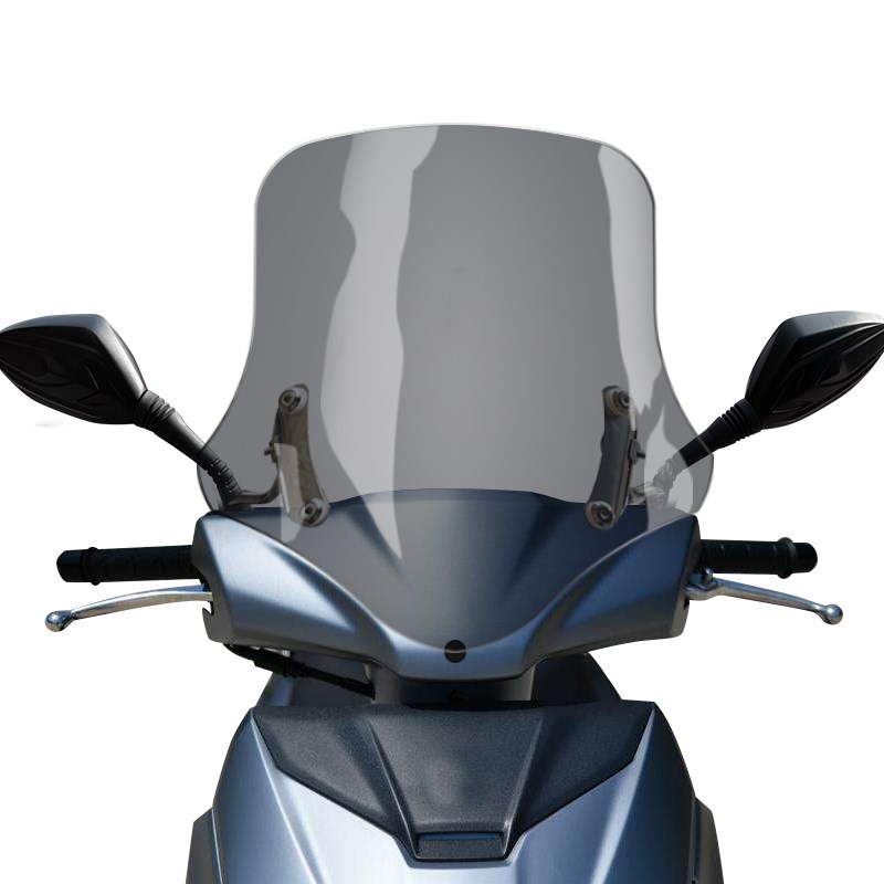 适用于某爵FR1改装前挡风玻璃升降调节VX1虎鲨踏板车前风挡