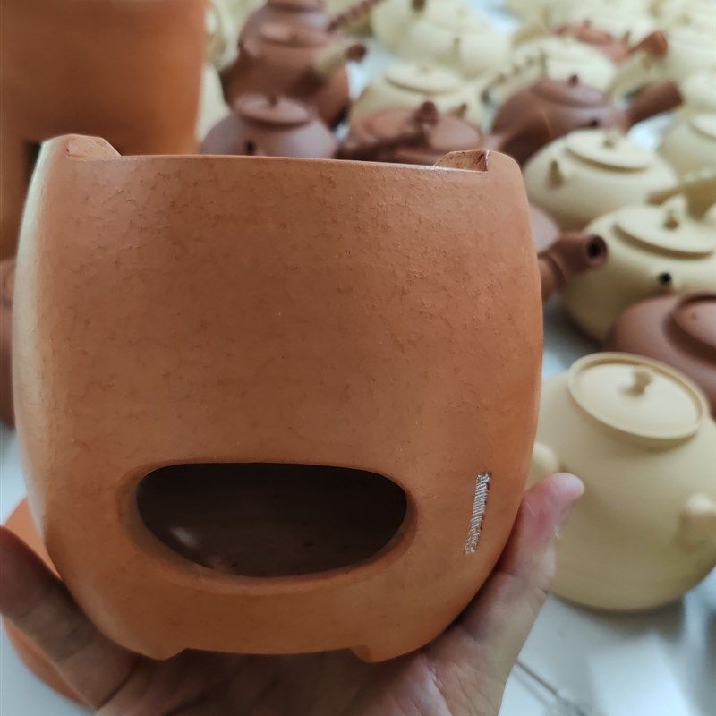 童文宋副榜炉闽西潮汕手工炭炉红泥小火炉工夫茶炉橄榄碳炉砂铫壶