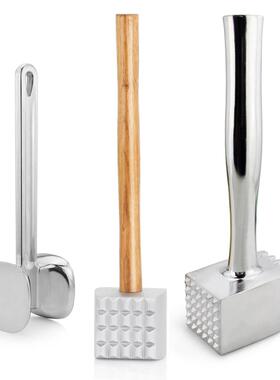 ?牛敲肉锤断家F7H6H8HT排用厨房牛松肉器西餐肉工具筋嫩肉针铝打