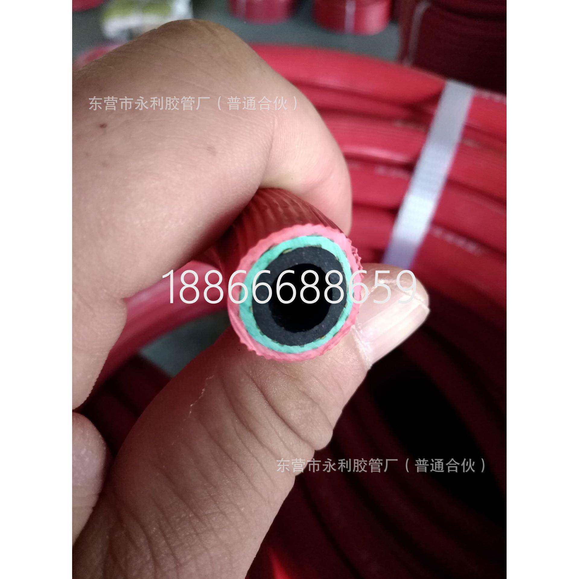 8橡mm工业级961空气炔胶管天然胶耐管老化焊接氧气胶乙胶管