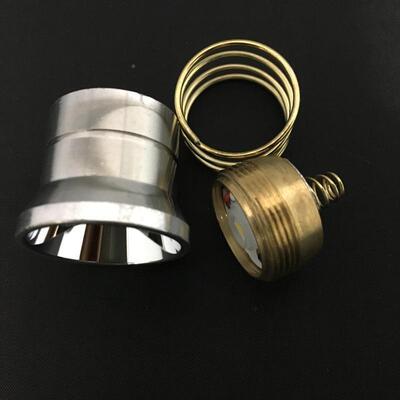 开-口326.5mmCreeX26.5V3PLHIV自然光暖Y光黄光灯头501B502B手电D