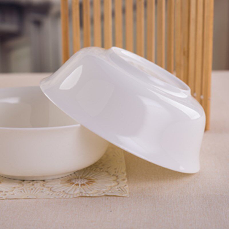 吃面碗纯色陶瓷碗中号骨瓷面碗6寸汤碗大碗家用大号6英寸陶瓷碗