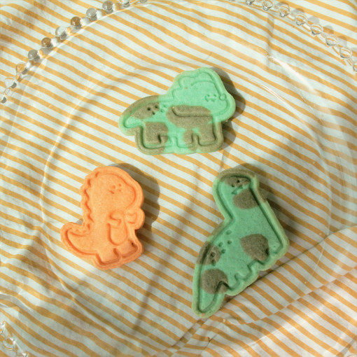 恐龙饼干模具 按压式儿童饼干模