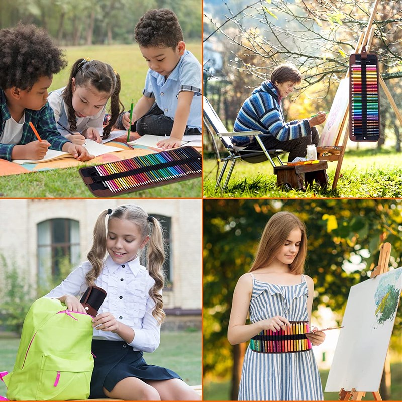 水溶性彩色铅笔8色油性彩铅笔手绘学生用画画装美术绘画笔