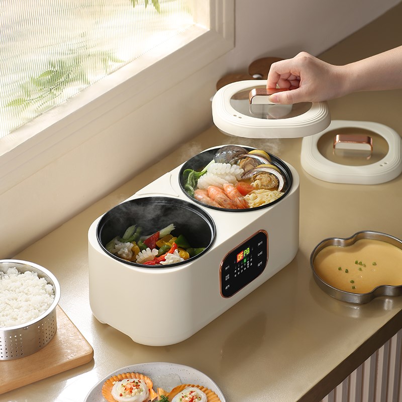 胆电饭煲低糖沥米饭家用小型迷你鸳鸯内胆锅一体1-2人蒸煮