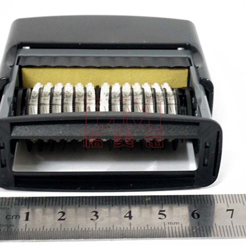 Trodt卓达83自动出油回墨印章数字可调位0-9档案编号日期章